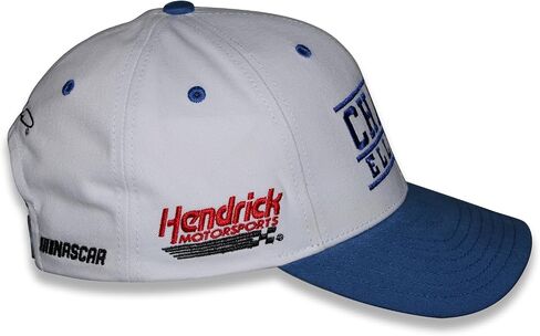 Checkered Flag Sports Chase Elliott #9 NASCAR 2025 Adult Throwback Cotton Twill Snapback White Hat in Saudi Arabia