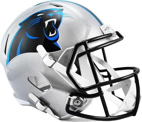 خوذة كرة القدم Carolina Panthers Speed ​​طبق الأصل بالحجم الكامل - جديدة في صندوق Riddell in Saudi Arabia