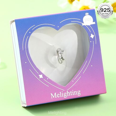 melighting 20g خاتم الأنف المزدوج طوق 925 الجنيه الاسترليني الفضي 8 مم طوق الأنف سلسا سلسا حلزونًا مفتوحًا خارقًا في حلق CZ Clatring ثقب الأنف للنساء in Kuwait