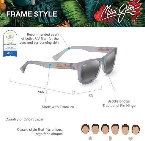 Maui Jim Kaulike Square Sunglasses in Saudi Arabia