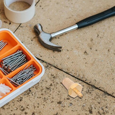 فوهة فلتر آلة الضباب 5 قطع من Yardwe: استبدال كاتم صوت فوهة الهواء M5 - كاتم صوت هوائي للمولدات - فلتر نحاسي لآلة الضباب in Saudi Arabia