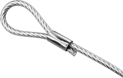 STMIDVG.كابلات أمان لأضواء المسرح 176LB تحميل واجب 33 بوصة حبل أمان من الفولاذ المقاوم للصدأ لإضاءة الرأس المتحركة DJ Stage Par، حزمة من 10 in Saudi Arabia