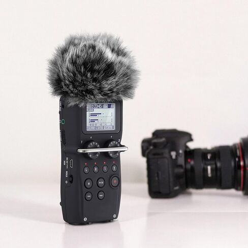 Geekria للمبدعين فروي الزجاج الأمامي المتوافق مع Zoom H2N ، H4N ، H4N Pro Handy Recorder ، Mic Deadcat Wind Windshield ، الزجاج الأمامي ، مسجل رقمي محمول (رمادي / 2 حزمة) in Kuwait