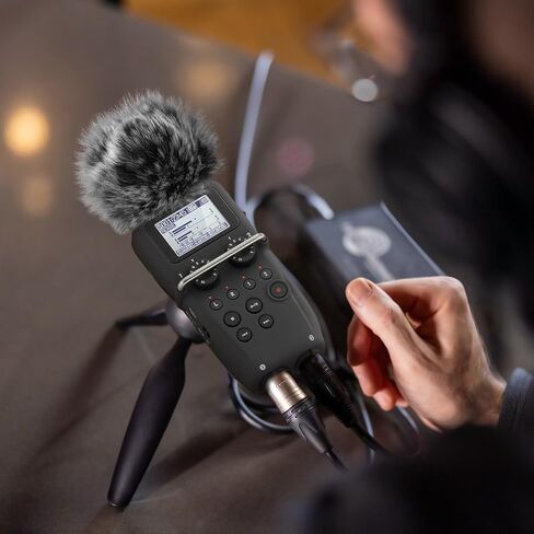 Geekria للمبدعين فروي الزجاج الأمامي المتوافق مع Zoom H2N ، H4N ، H4N Pro Handy Recorder ، Mic Deadcat Wind Windshield ، الزجاج الأمامي ، مسجل رقمي محمول (رمادي / 2 حزمة) in Kuwait