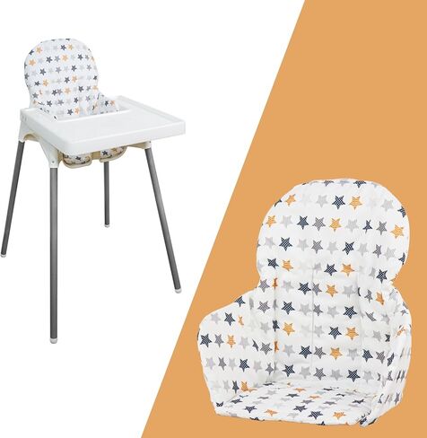 بالنسبة إلى وسادة كرسي عالية Ikea ، لوسادة كرسي عالية ، كرسي كبير ، كرسي مرتفع ، وسادة كرسي عالية للكراسي العالية ايكيا ، والقطن غير القابل للانزلاق ، ناعم ، يجلس أكثر راحة (ورقة خضراء) in Kuwait