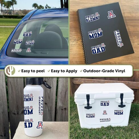 Desert Cactus University of Cincinnati Sticker Bearcats UC Vinyl Decal Laptop Water Bottle Car Scrapbook (Family Full Sheet) in Saudi Arabia