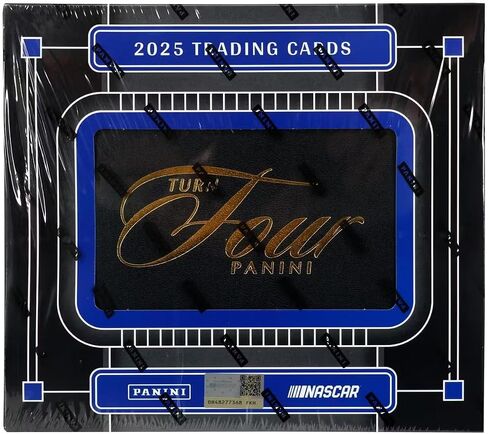 صندوق بطاقة تداول Panini Turn Four Racing Hobby لعام 2025 (توقيعان لكل صندوق) in Saudi Arabia