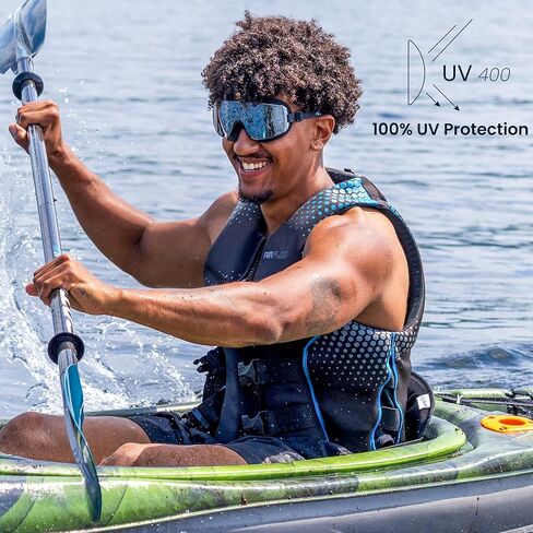 æra Frameless Ultralight ™-Sweatports Swim Goggle مع Nanotech Anti-Fog | حماية الأشعة فوق البنفسجية | Jet Ski ، Sup ، Surf in Saudi Arabia