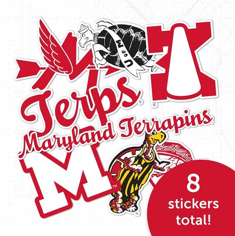 ملصق جامعة صبار الصحراء ميريلاند Terrapins UMD Terps شارات الفينيل زجاجة مياه الكمبيوتر المحمول نوع السيارة 2 (T2 Vintage 3) in Saudi Arabia