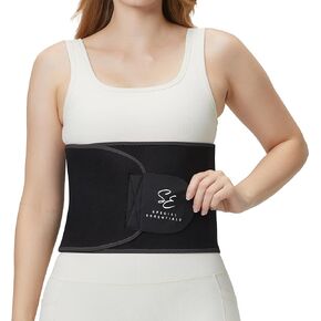 Special Essentials Waist Trimmer for Women & Men Adjustable Sweat Band Waist Trainer for Training & Workouts