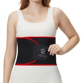 Special Essentials Waist Trimmer for Women & Men Adjustable Sweat Band Waist Trainer for Training & Workouts