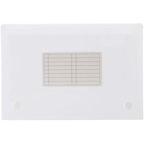 Filexec Products, Universial Case, 5"x8", 5-Tabs Removable, Clear, Pack of 36 (50602-20213)
