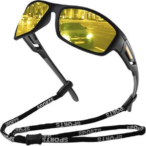 MEETSUN Polarized Sports Sunglasses for Men Women Wrap Around Driving Cycling Fishing Sunglasses UV400 Protection