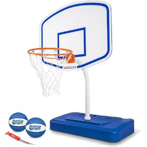 GoSports Splash Hoop ELITE Pool Basketball Hoop with Premium Acrylic Backboard and Water Weighted Base