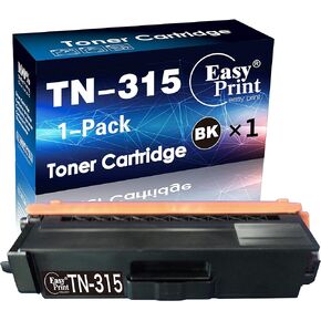 EASYPRINT (1xBlack Pack) Compatible Black TN315 Toner Cartridge TN-315 Used for Brother HL-4140CN/ 4150CDN/ 4570CDWT/ 4570CDW, MFC-9460CDN/ 9465CDN/ 9560CDN/ 9970CDN, DCP-9055CDN/ 9270CDN Printers