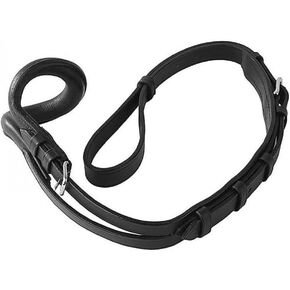 HORZE Adjustable Leather Crupper | Tail Strap for Horse Saddle | Tail to Buckle 26" in Horse Size