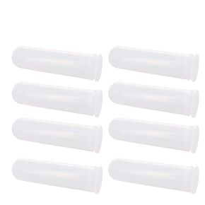 Othmro 50ml 50pcs Plastic Lab Centrifuge Tubes, 28 * 103mm Vial Test Tube Sample Storage Container Liquid Centrifuge Tube Round Bottom with Plug-in Cap for Beads Yeast Specimen Sample Laboratory