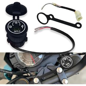 Fsdatongdazi هاتف دراجة نارية USB شحن سريع 3.0 Type-c PD طقم منفذ USB مزدوج مناسب لـ Z125 PRO (2017-2024) in Kuwait