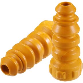 X AUTOHAUX 2pcs 2.44 Inch Rear Suspension Bump Stop Strut Bumper Bump Stop for Volkswagen Eos 2007-2016 No.1K0511353M Rubber Yellow