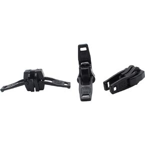 YKK #10 Extra Heavy Plastic Double Head Reversible Slider ~ Black (3 Sliders/Pack)100% Plastic for Marine Use-Will Not Corrode