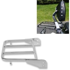 Motorcycle Solo Seat Sissy Bar Rear Luggage Rack for Suzuki Intruder Volusia VL800 2001-2011, for Boulevard M50 2005-2009 and for C50 2005-2011