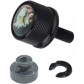 Seat Quick Mount Bolt with Nut Kit Compatible for Harley Sportster Dyna Touring 1996-2021 (American eagle)