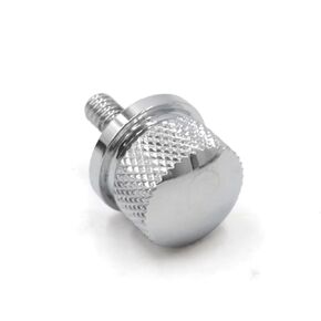 Gold Tone Stainless Knurled Fender Rear Seat Bolt Screw 1/4"-20 Thread Quick Install Compatible with Harley Davidson Touring Softail Dyna Sportster CVO Fatbob Car 1996-2020