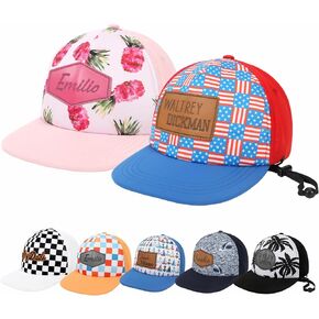 Custom Baseball Cap for Kids Boys Girls, Personalized Snapback Trucker Hats Ball Cap for Baby Toddler Adult Men Women