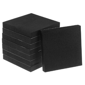 uxcell 8pcs Adhesive Foam Padding Sheets 3/4 Inch Thick x 6 Inch Long Square EVA Foam Sheet Self Stick Non-Slip Anti Vibration Pads, Anti-Skid Noise