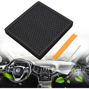 Premium HEPA Cabin Air Filter Upgraded Air Filter with Activated Carbon for 2011-2021 Dodge Durango/Jeep Grand Cherokee 6040C