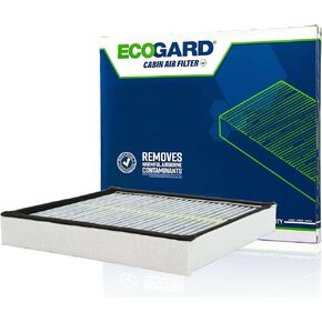 ECOGARD XC10577C Premium Cabin Air Filter with Activated Carbon Odor Eliminator Fits Infiniti Q50 2014-2017, QX80 2019-2020, Q60 2017-2019, QX70 2017 | Nissan Titan XD DIESEL 2018
