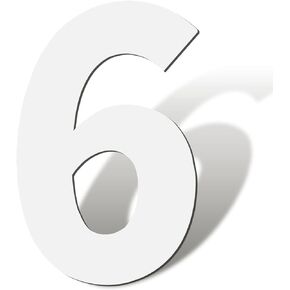 GDGDSY 14 بوصة خشب فارغ رقم ​​5 علامة رقم خشبية غير مكتملة بيضاء رقم كبير 5 للتخرج في عيد الميلاد، صناعة يدوية لتزيين الحفلات. (5)