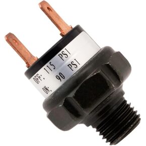Vixen Horns 90-115 PSI Air Pressure Switch Tank Mount Type 1/4" NPT 12V/24V for Train/Air Horn VXA7115