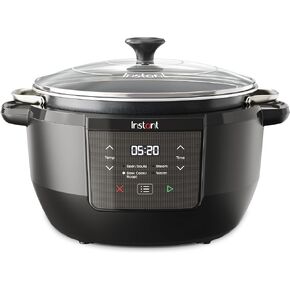 Instant Superior Cooker 7.5QT Slow Cooker and Multicooker, 4-in-1 Functions, Sears/Sauté, Slow Cooks/Roast, Steams and Warms, From The Makers of Instant Pot