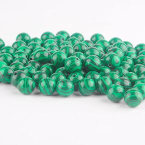 Natural Stone Beads 100pcs 8mm Red Turquoise Round Genuine Real Stone Beading Loose Hole Size 1mm DIY Charm Smooth Beads for Bracelet Necklace Earrings Jewelry Making