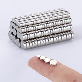 RHINOCATS 400Pcs Tiny Magnets, 4 Different Size,Small Magnets, Fridge Magnets,DIY Magnet, Multi-Use for Office, Hobbies, Crafts and Science