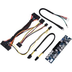 Power Supply Module 24 Pin DC 12V 300W, PC PSU Computer Power Supply Module with Connect/AUX/SATA Cable
