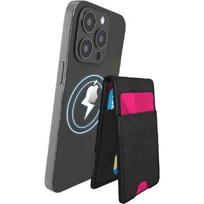 CHEAP SUNDAY for Magsafe Wallet Stand, Adjustable Magnetic Card Holder Compatible with iPhone 14/14 Plus/14 Pro/14 Pro Max and 13/12 Series (Black)