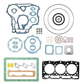 Zreneyfex 1E043-99350 D1105 Gasket Kit Cylinder Head EX-Manifold Water Flange Gasket Compatible with Kubota D1105T Engine B2410HSDB Tractor FZ2400 Front Mower Replaces 16226-99364 4183637