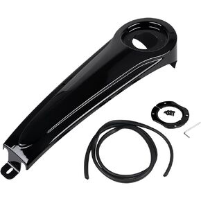 Vivid Black 5 Gallon Fuel Tank Stretched Dash Panel Smooth Dash Oil Fuel Console For Harley Touring Electra Road Street Glide Ultra Glide Baggers 1986-2007 1997