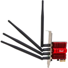 محول Rosewill 802.11N, N900 PCI Express اللاسلكي/محول Wi-Fi/بطاقة الشبكة (RNWD-N9003PCe)