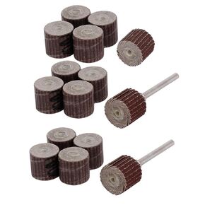 uxcell 600 Grit 13mm Dia Sandpaper Flap Sanding Wheel Grinding Polishing Tool 15pcs