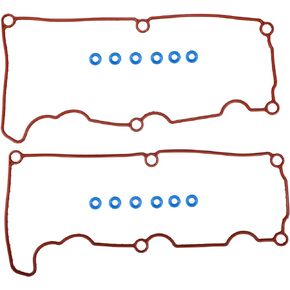 uxcell Valve Cover Gasket with Grommets Set for Ford Explorer 4.0L 2000-2010 for Ford for Ranger 4.0L 2000-2011 Valve Cover Gasket Kit O Ring