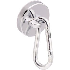 MASTER MAGNETICS 07587 Neoprene Magnet/Carabineer Hook