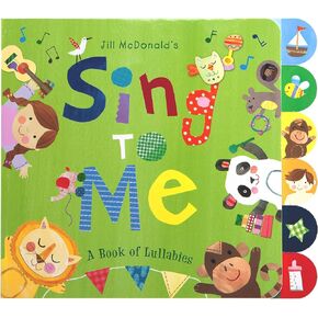 C.R. Gibson 'Sing to Me' Lullaby Book for Babies, 10 x 8.7 x 0.5 inches, 1 piece