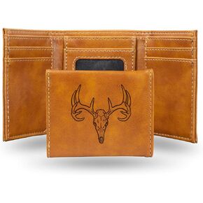 Rico Industries Laser Engraved Trifold Wallet