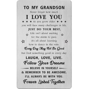 Granddaughter Gifts from Grandma Grandpa - Gifts for Granddaughter Birthday Gifts, Granddaughter Birthday Anniversary Graduation Wallet Card Gift from Grandparents