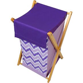 Bacati - Mix N Match Zigzag Hamper (Purple)