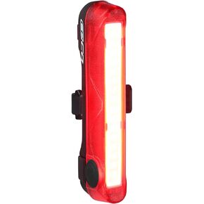 CECO-USA: 60 Lumen USB Rechargeable Bike Tail Light - Super Wide & Bright Model TC60 Bicycle Rear Light - IP67 Waterproof, FL-1 Impact Resistant - COB LED Red Safety Light - Pro Grade Bike Tail Light