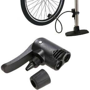 MTB Bicyle Bike Replacement Track Pump Dual Head Adapter Valve Schrader/Presta